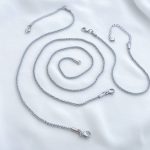 ست گردنبند، دستبند و پابند خاویاری استیل - تصویر 3
