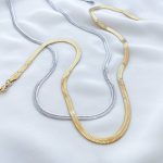 گردنبند هرینگبون (ماری) ۴ میلیمتر استیل