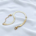 ست گردنبند، دستبند و پابند هرینگبون (ماری) استیل - تصویر 12