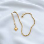 ست گردنبند، دستبند و پابند خاویاری استیل - تصویر 12
