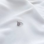 پیرسینگ فیک بینی قلب مرواریدی استیل - تصویر 3