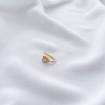 پیرسینگ فیک بینی قلب مرواریدی استیل - تصویر 2