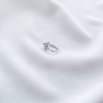 پیرسینگ فیک بینی مربع نگیندار استیل - تصویر 2