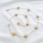 گردنبند پینترستی مدل گوی‌ و مروارید - تصویر 4