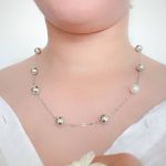 گردنبند پینترستی مدل گوی‌ و مروارید - تصویر 3