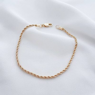دستبند طنابی با پهنا 2 میلیتر ژوپینگ
