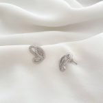 نیم ست جواهری طرح پروانه استیل - تصویر 5
