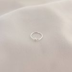 پیرسینگ بینی حلقه ای نقره گوی