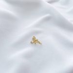 پیرسینگ فیک بینی پروانه نگیندار استیل - تصویر 2
