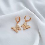 گوشواره ژوپینگ پروانه - تصویر 4