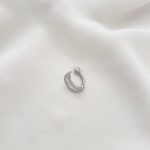 پیرسینگ ناف مدل ماه استیل - تصویر 3