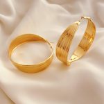 گوشواره حلقه‌ای نگارین طرح زارا 9 - تصویر 6
