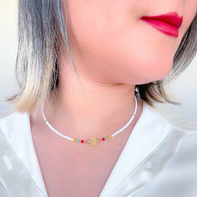 گردنبند مهره‌ای ساده