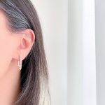 گوشواره لاین نگین‌دار ژوپینگ