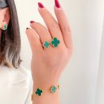 انگشتر دو گل مستر کوالیتی ونکلیف سبز