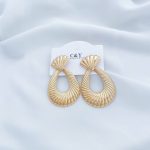 گوشواره طرح زارا صدف استیل