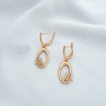 گوشواره حلقه گل ژوپینگ