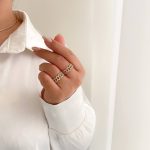 انگشتر آکاردئونی نگین‌دار ژوپینگ
