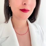 گردنبند البرنادو میناکاری قرمز ژوپینگ