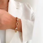 دستبند کارتیر قلاب نگین‌دار ژوپینگ