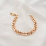 دستبند کارتیر نگین‌دار کلاسیک ژوپینگ