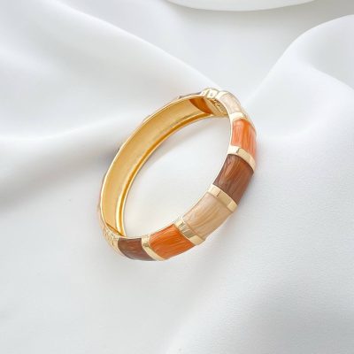 تکپوش میناکاری مدل کندال موکا، کرم، مرجانی