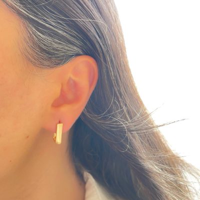 گوشواره آینه ای مربع ژوپینگ
