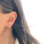 گوشواره حلقه پیچ تراشدار ژوپینگ