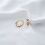گوشواره حلقه کارتیر نگیندار ژوپینگ