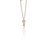 آویز ساعت کلید قلب آینه ای استیل