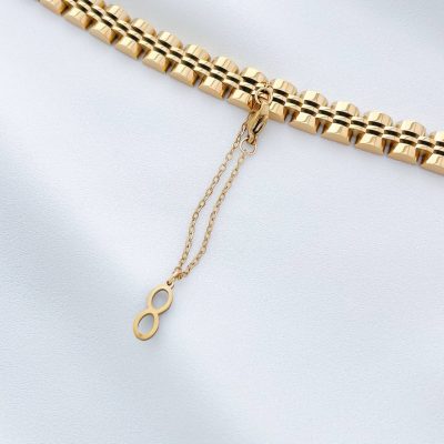 آویز ساعت بینهایت آینه ای استیل