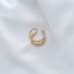 انگشتر آبکاری نقره طرح 3