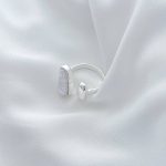 انگشتر آبکاری نقره طرح 6