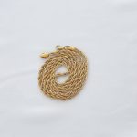 گردنبند طنابی ۴ میلیمتر استیل