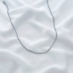 گردنبند طنابی ۲ میلیمتر استیل