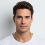 گردنبند آجری ۲ میلیمتر استیل