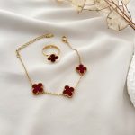 سرویس کامل ونکلیف قرمز کارنلین استیل