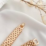 دستبند رولکس تراشدار پهن ژوپینگ