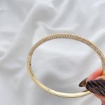 دستبند النگویی (بنگل) جواهری فول نگین