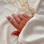 انگشتر دو لاین نگین‌دار ژوپینگ