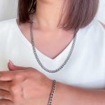دستبند کارتیه با پهنا 6 میلیمتر استیل