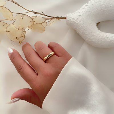 انگشتر آبکاری نقره I can