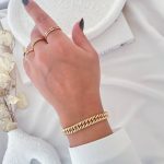 دستبند کارتیر با پهنا 6 میلیمتر ژوپینگ
