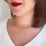 گردنبند مینیمال میله ای درشت ژوپینگ