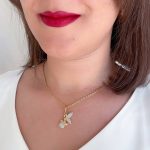 زنجیر طرح طلا پولکی ژوپینگ