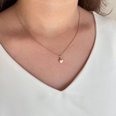 پلاک قلب آینه ای کوچک ژوپینگ بدون زنجیر
