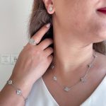 دستبند گل ریز مستر کوالیتی ونکلیف نقره ای