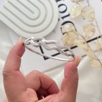 دستبند النگویی (بنگل) موج نگیندار ژوپینگ