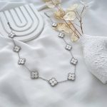 گردنبند گل درشت مستر کوالیتی ونکلیف نقره ای