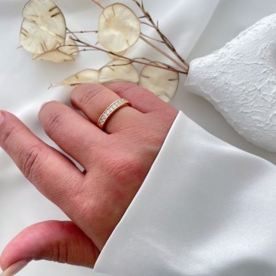 انگشتر حلقه نگین‌دار ژوپینگ